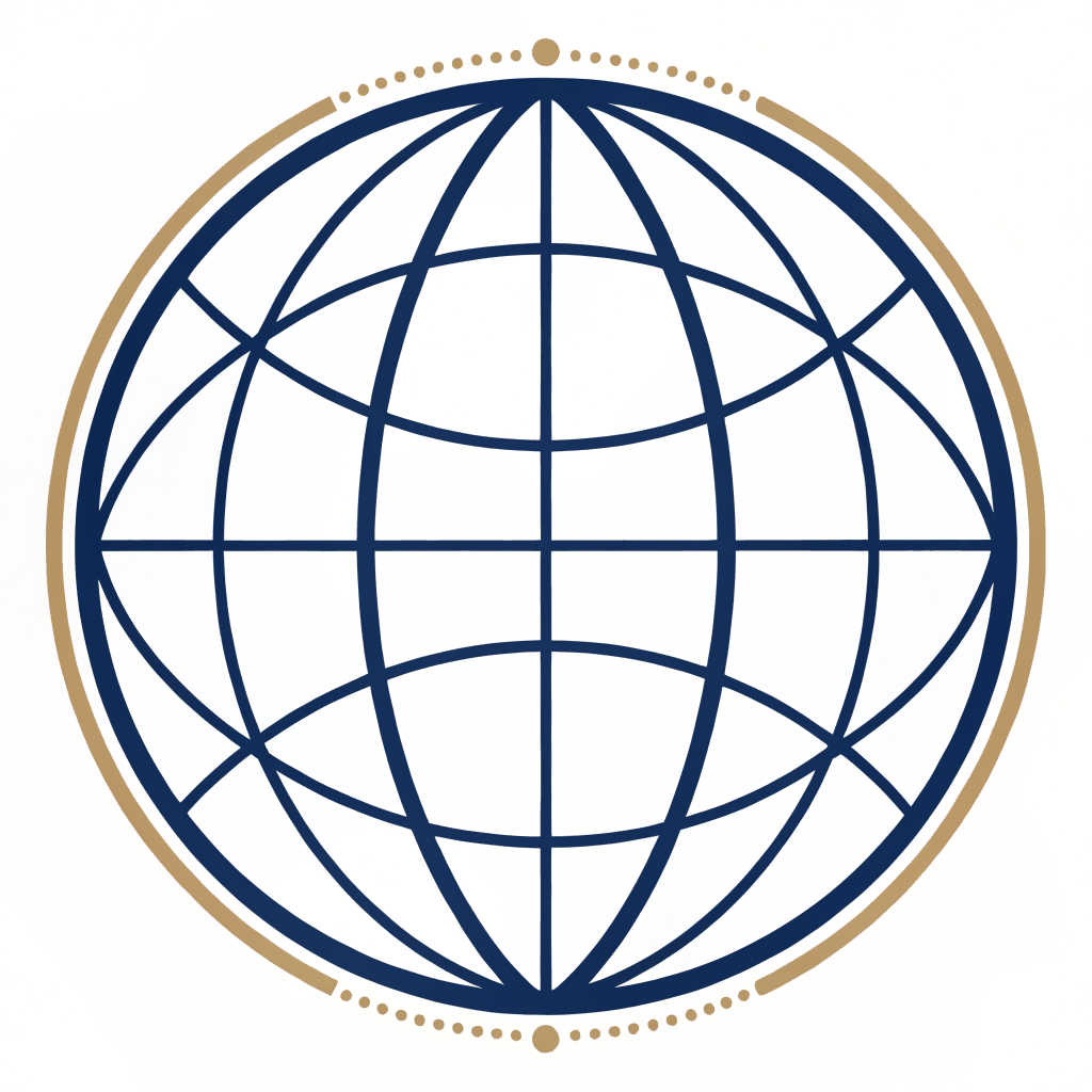 Global network icon representing reach